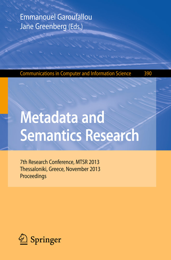 Metadata and Semantics Research