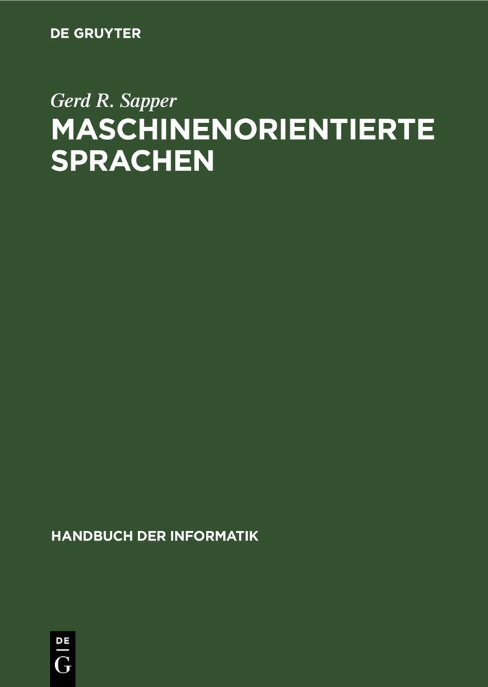 Maschinenorientierte Sprachen