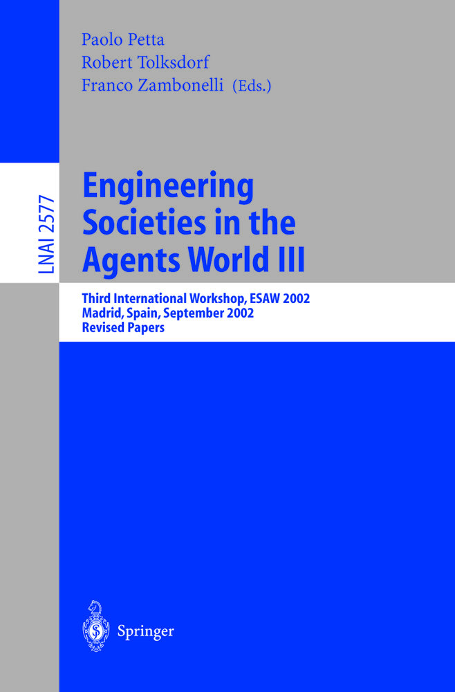 Engineering Societies in the Agents World III