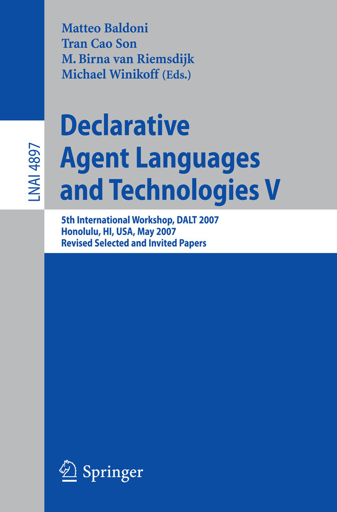 Declarative Agent Languages and Technologies V