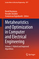 Metaheuristics and Optimization in Computer and Electrical Engineering