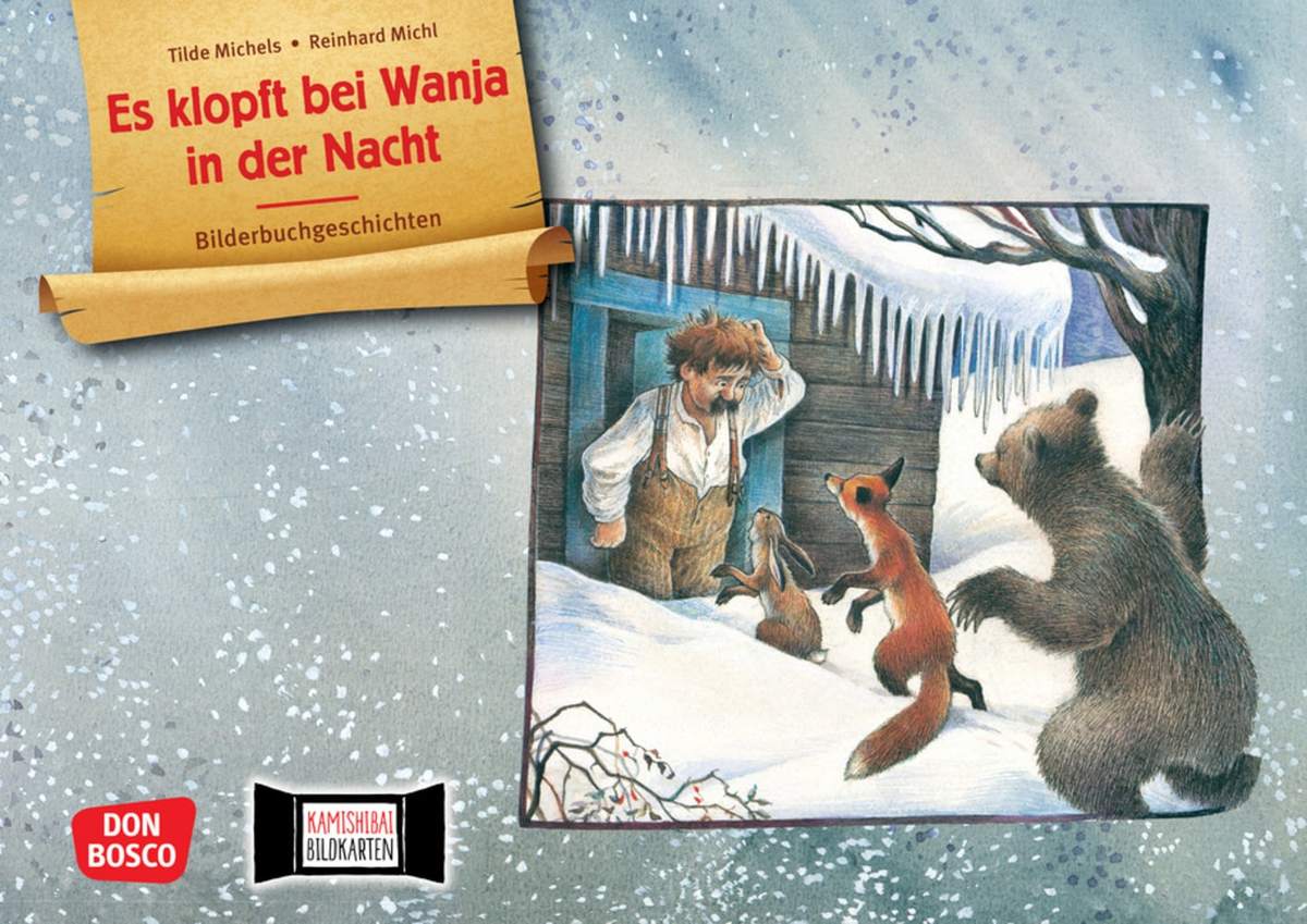 Es klopft bei Wanja in der Nacht. Kamishibai Bildkartenset