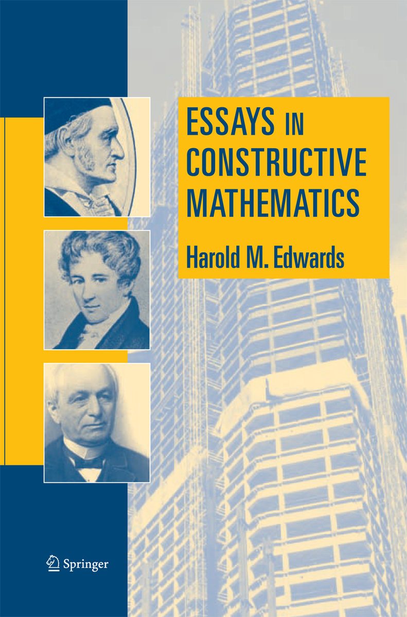 Essays in Constructive Mathematics