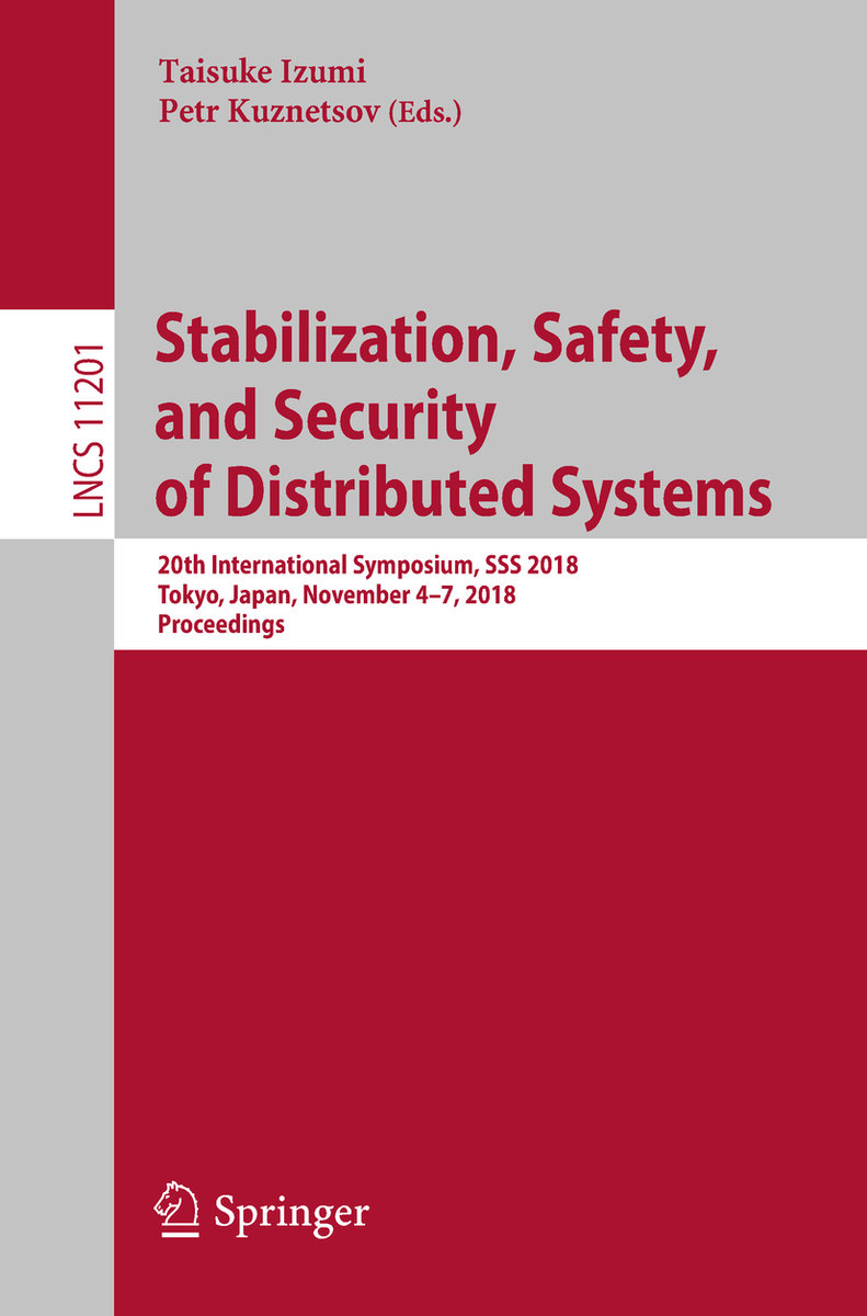 Stabilization, Safety, and Security of Distributed Systems