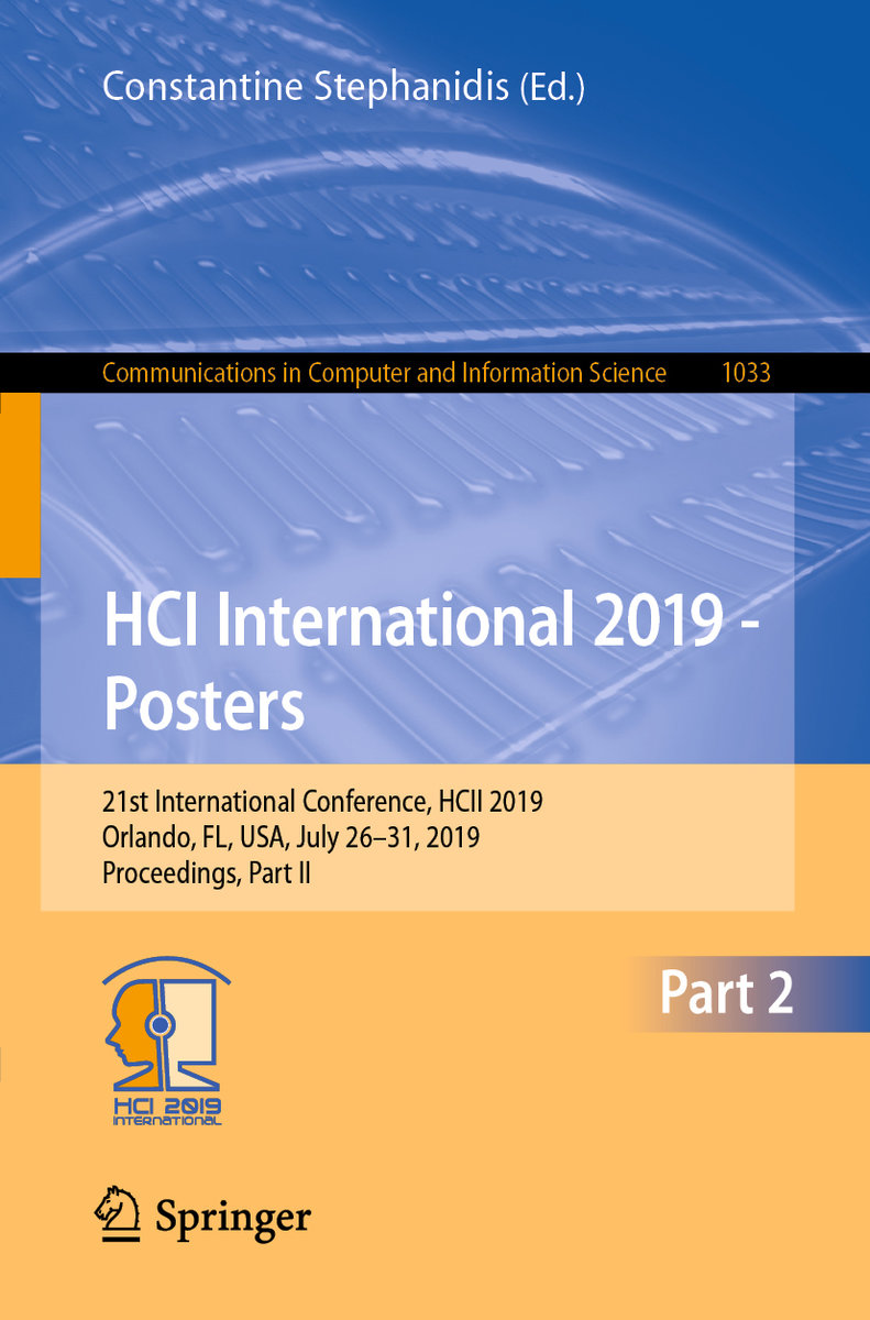 HCI International 2019 - Posters