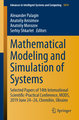 Mathematical Modeling and Simulation of Systems