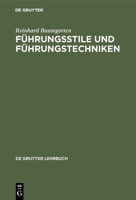 Führungsstile und Führungstechniken