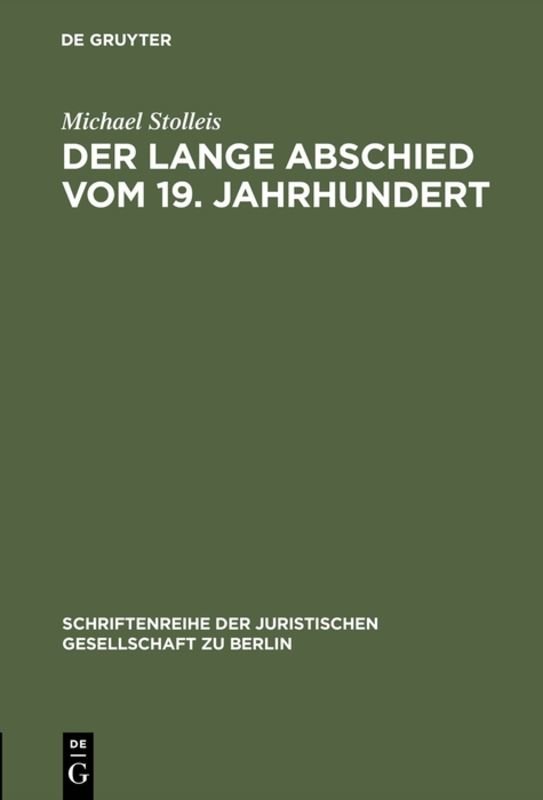 Der lange Abschied vom 19. Jahrhundert