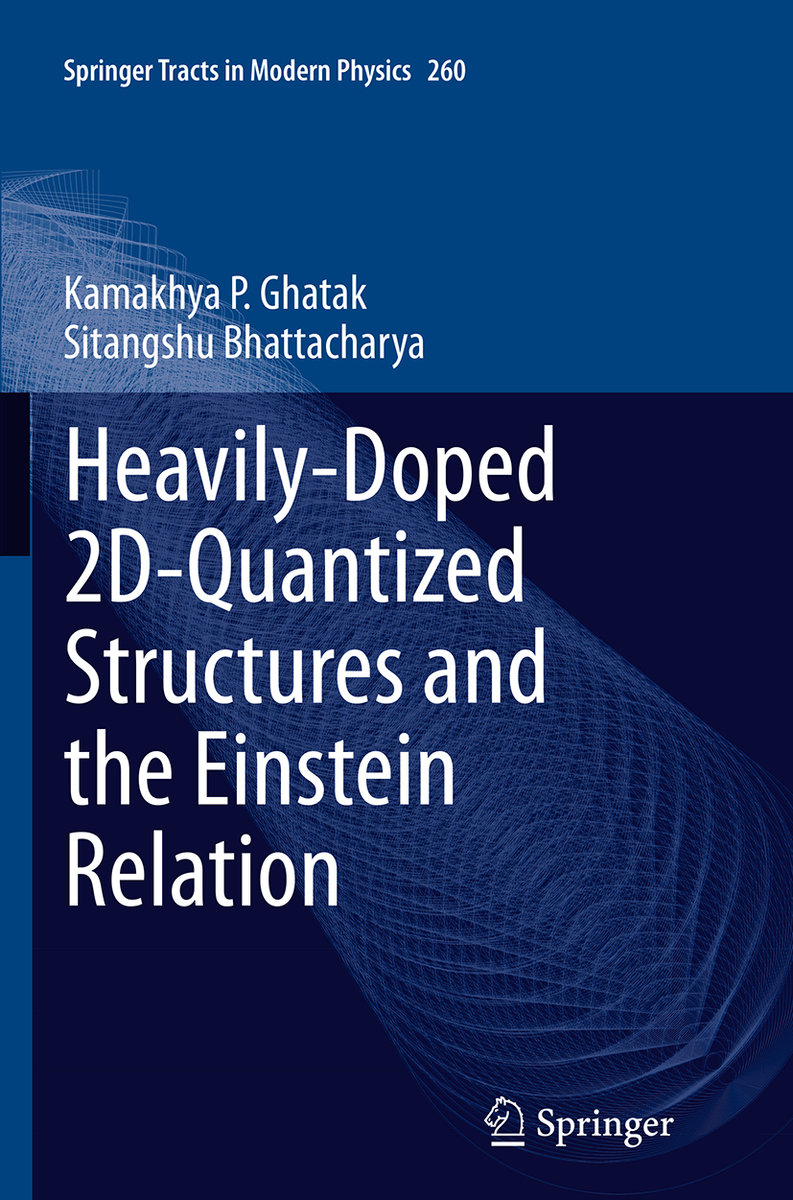 Heavily-Doped 2D-Quantized Structures and the Einstein Relation