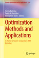 Optimization Methods and Applications