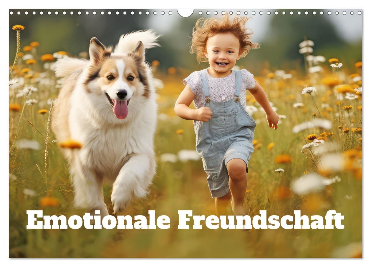 Emotionale Freundschaft (Wandkalender 2025 DIN A3 quer), CALVENDO Monatskalender