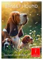 Basset Hound - freundlich und anhänglich (Wandkalender 2025 DIN A3 hoch), CALVENDO Monatskalender