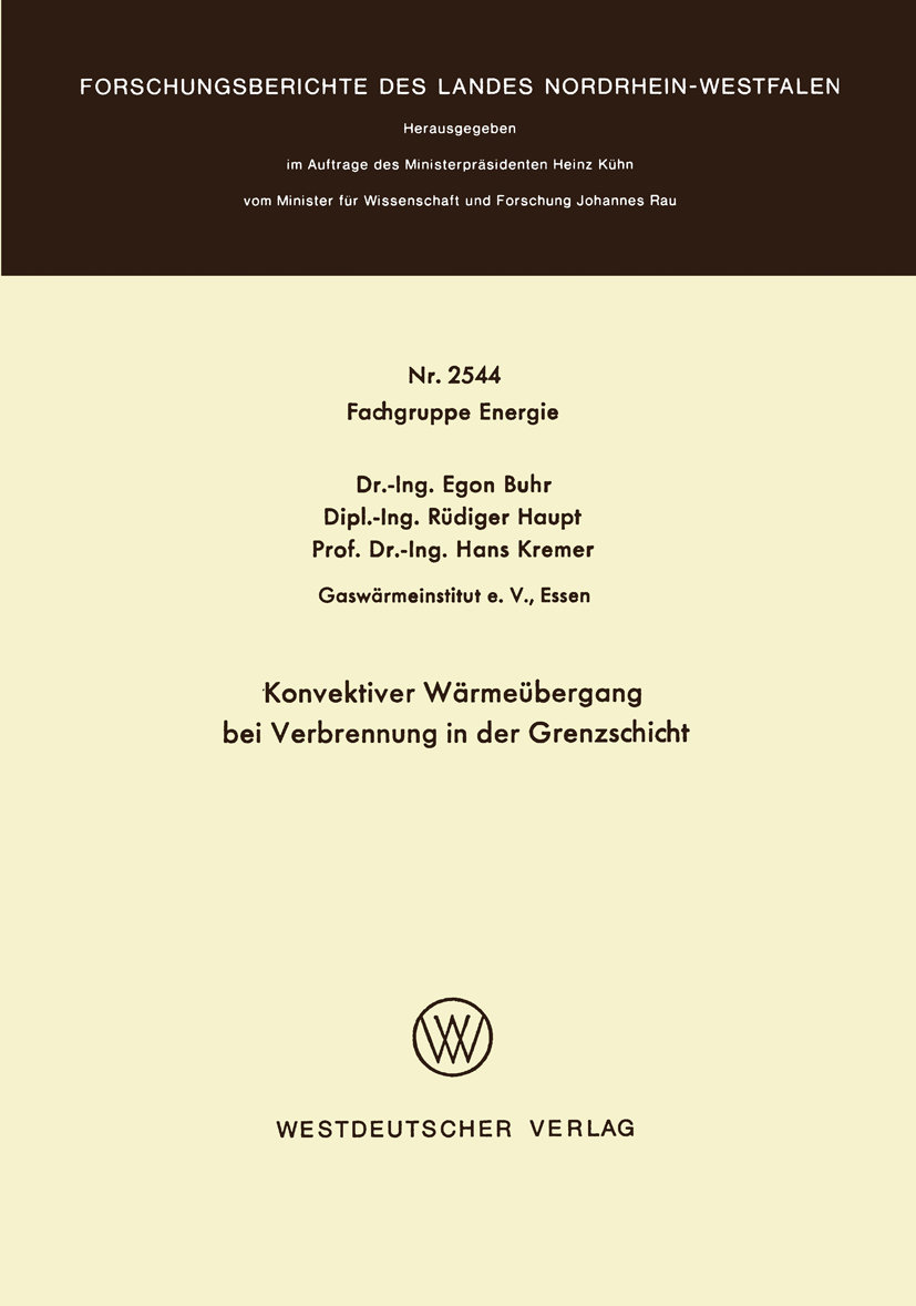 Konvektiver Wärmeübergang bei Verbrennung in der Grenzschicht