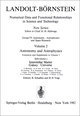 Interstellar Matter, Galaxy, Universe / Interstellare Materie, die Galaxis, Universum - Landolt-Börnstein, Numerical Data and Functional Relationships in Science and Technology