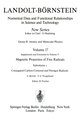 Conjugated Carbon-Centered and Nitrogen Radicals / Konjugierte Kohlenstoff- und Stickstoff-Radikale - Landolt-Börnstein, Numerical Data and Functional Relationships in Science and Technology