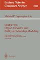 OOER '95 Object-Oriented and Entity-Relationship Modeling