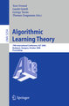 Algorithmic Learning Theory