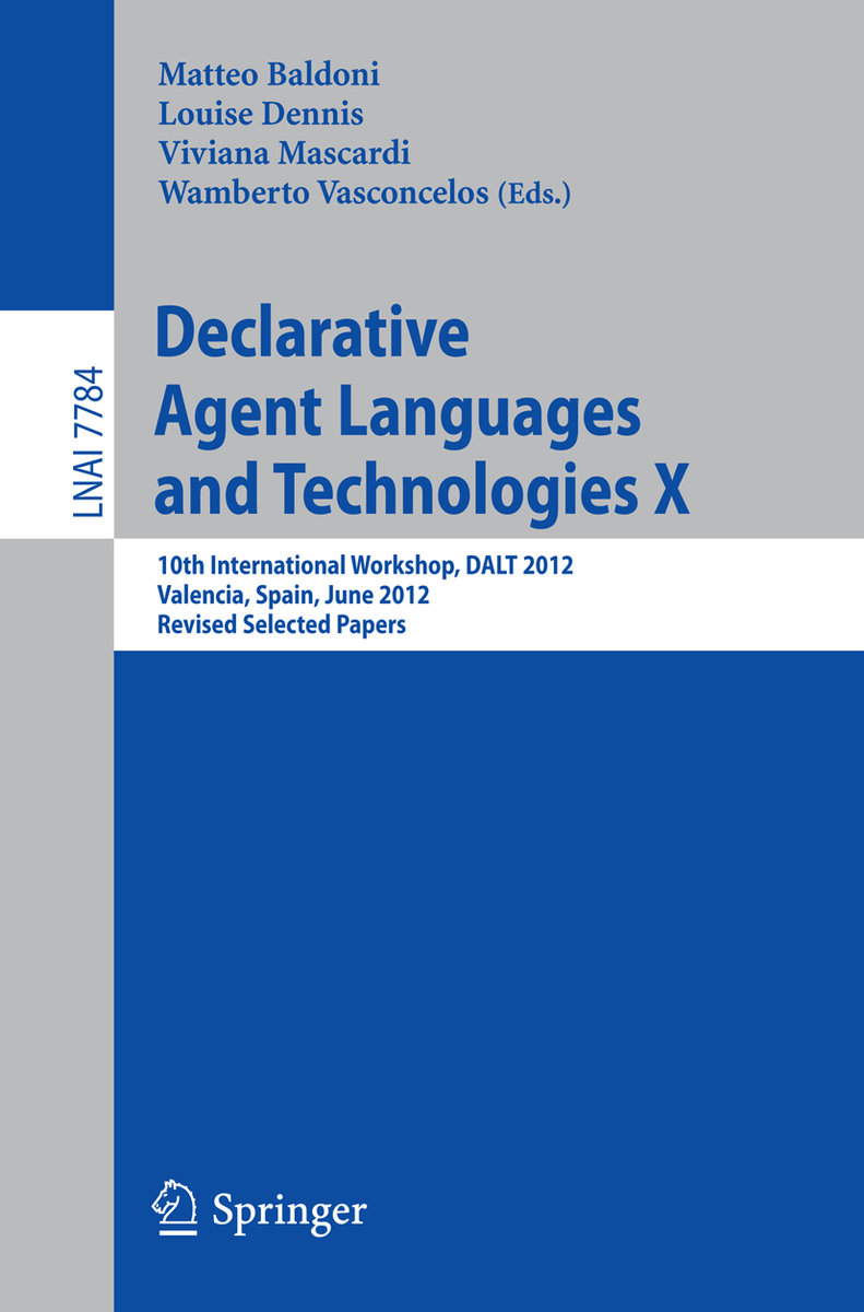 Declarative Agent Languages and Technologies X