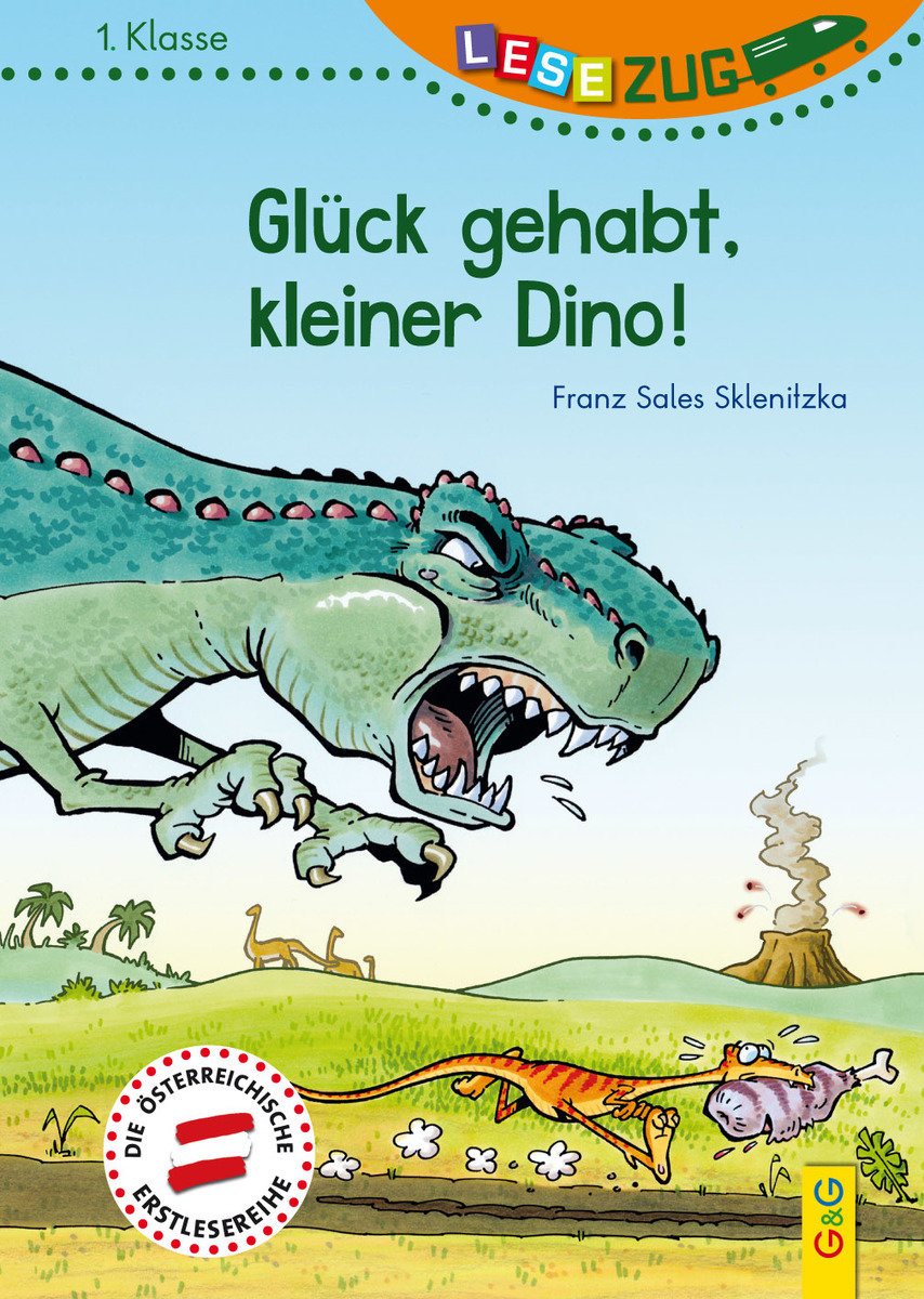 LESEZUG/1. Klasse: Glück gehabt, kleiner Dino!