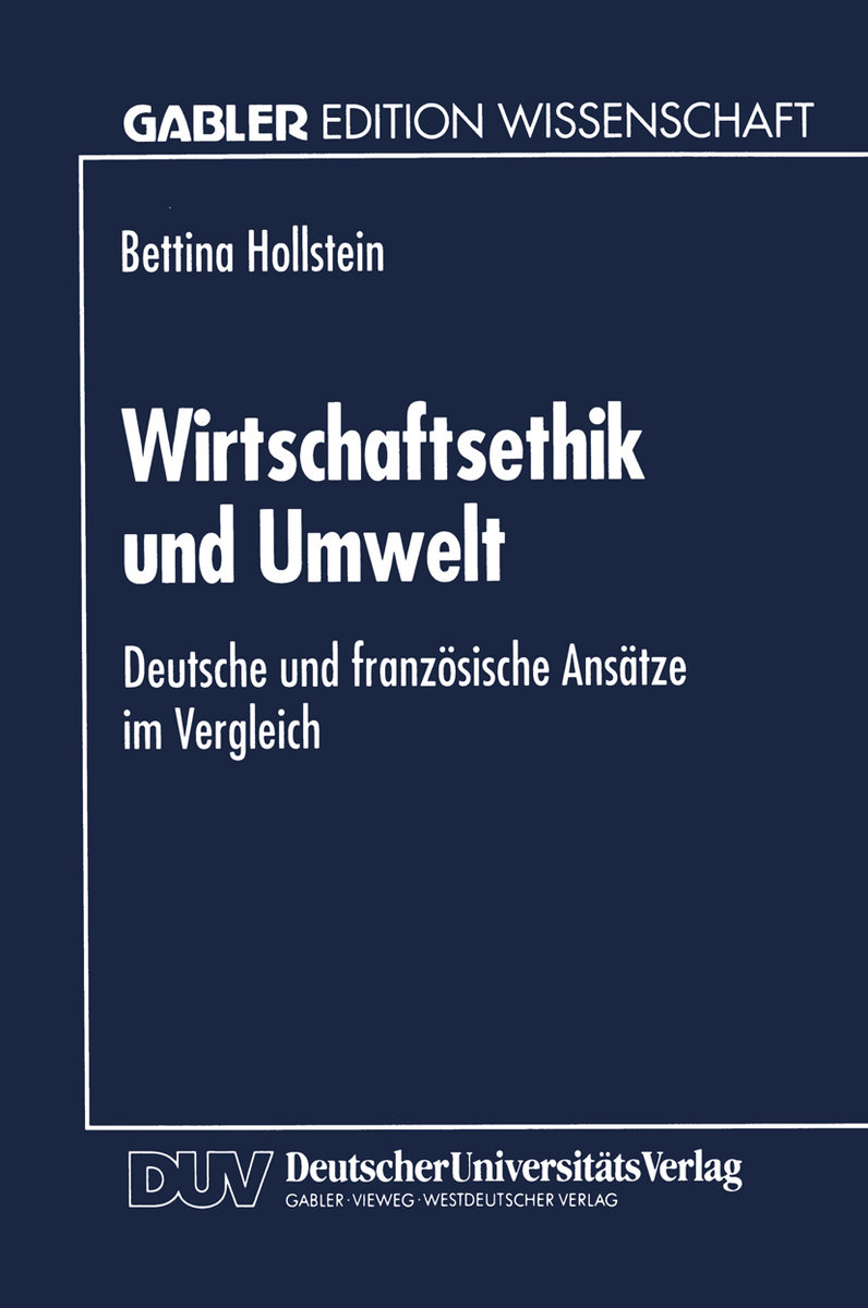 Wirtschaftsethik und Umwelt