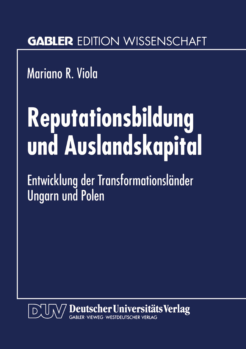 Reputationsbildung und Auslandskapital