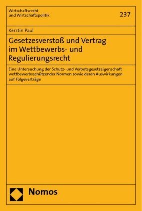 Gesetzesverstoß und Vertrag im Wettbewerbs- und Regulierungsrecht