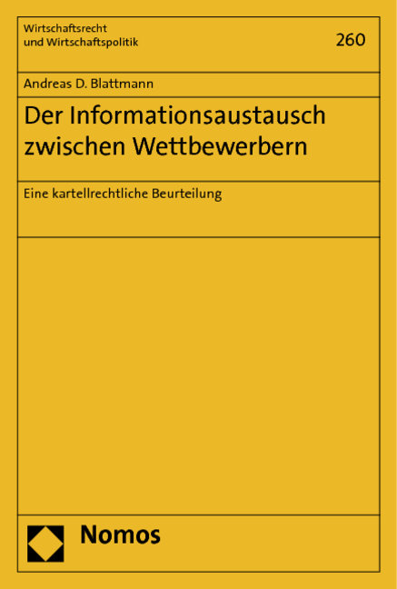 Der Informationsaustausch zwischen Wettbewerbern