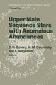 Upper Main Sequence Stars with Anomalous Abundances