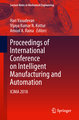 Proceedings of International Conference on Intelligent Manufacturing and Automation