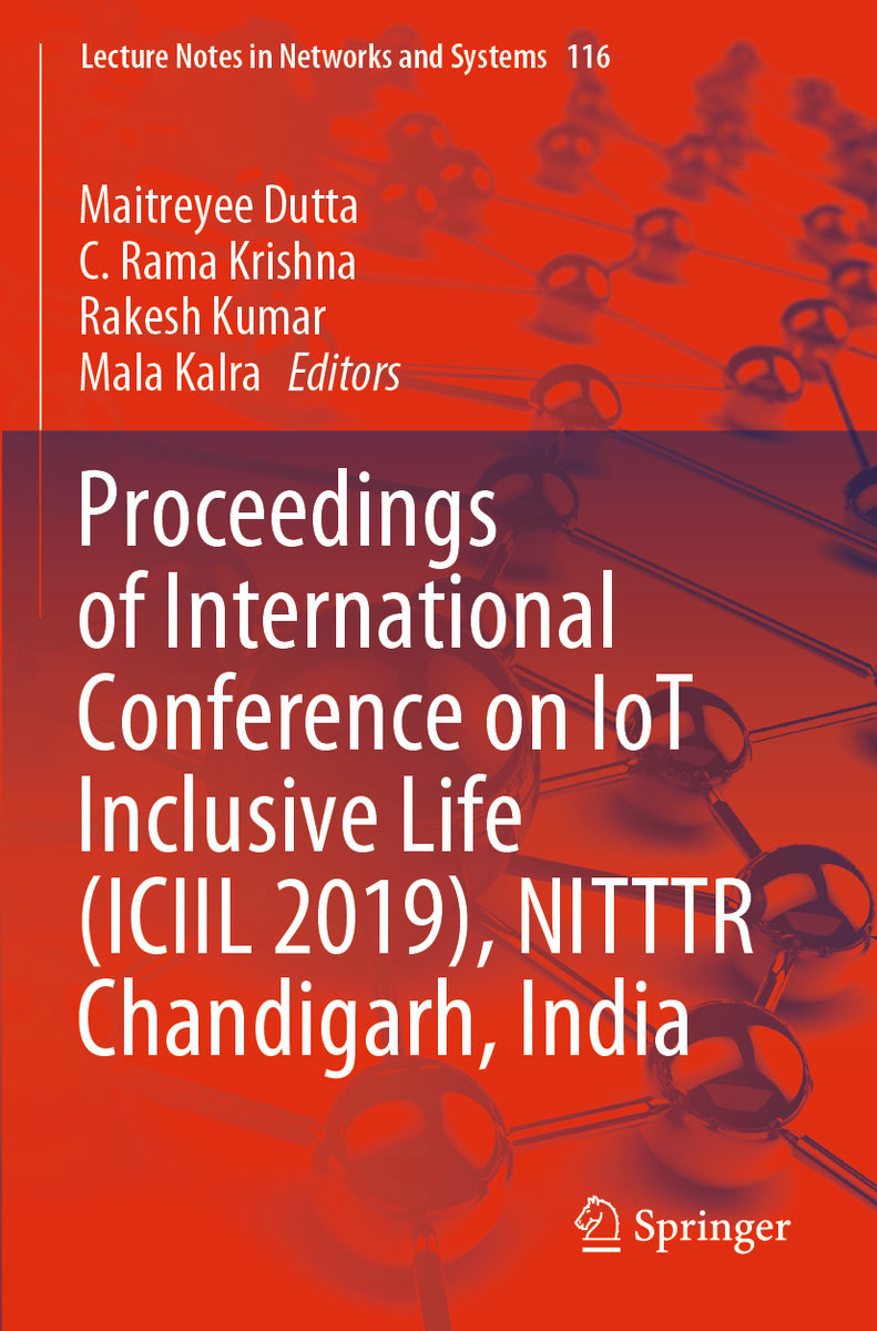 Proceedings of International Conference on Iot Inclusive Life (ICIIL 2019), Nitttr Chandigarh, India